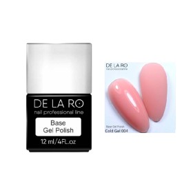 Cold Gel Base 04 DE LA RO, gel líquido nude beige, 12 ml