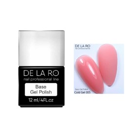 Cold Gel Base 05 DE LA RO, gel líquido nude beige rosado, 12 ml