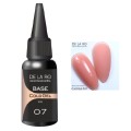 Cold Gel Base 07 DE LA RO, gel líquido nude melocotón, 30 ml