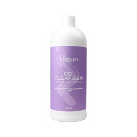 Gel Cleanser Komilfo - Liquido para eliminar pegajosidad y limpiar pinceles, 1000 ml