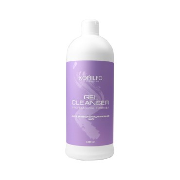 Gel Cleanser Komilfo - Liquido para eliminar pegajosidad y limpiar pinceles, 1000 ml