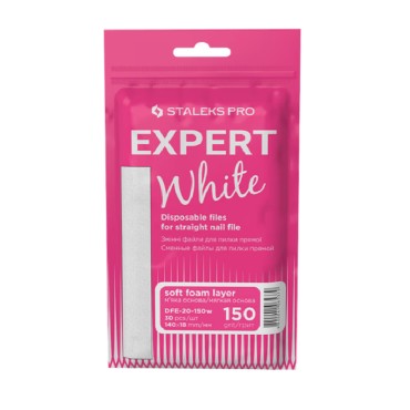 DFE-20-150w - Limas adhesivas desechables suaves Staleks Expert, 150 Gr., 30 uds