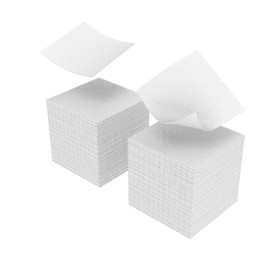 WS-400/1 - Servilletas densas sin pelusa 4,5x4,5, 400 uds, Blanco