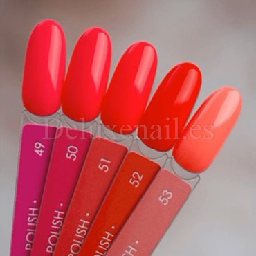 Esmalte Permanente Dark 51, Coral neón, 6 ml