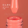Gel Polish 053 DARK, esmalte semipermanente melocotón anaranjado neón, 6 ml