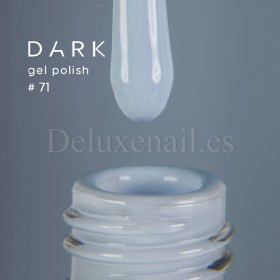 Gel Polish 071 DARK, esmalte semipermanente azul cielo claro, 6 ml