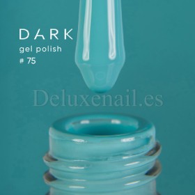 Gel Polish 075 DARK, esmalte semipermanente turquesa claro, 6 ml