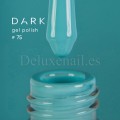 Gel Polish 075 DARK, esmalte semipermanente turquesa claro, 6 ml