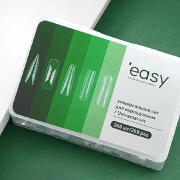 Kit de Tips Dual Form Type 6 EASY, 5 formas, 268 uds