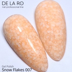 Colección de Esmaltes Permanentes Snow Flakes DE LA RO, 10 ml