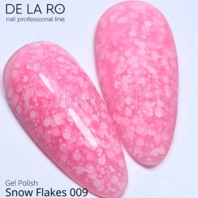 Colección de Esmaltes Permanentes Snow Flakes DE LA RO, 10 ml