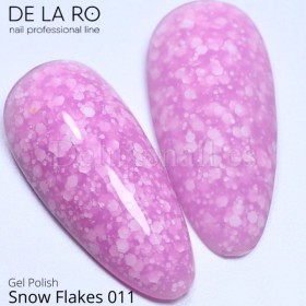 Colección de Esmaltes Permanentes Snow Flakes DE LA RO, 10 ml
