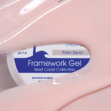 Framework Gel West Coast Palm Sand American Creator, Gel constructor beige rosado, 30 ml
