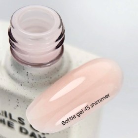 Bottle Gel Shimmer con pincel 45 NAILSOFTHEDAY, 10 ml