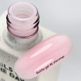 Bottle Gel Shimmer con pincel 46 NAILSOFTHEDAY, 10 ml