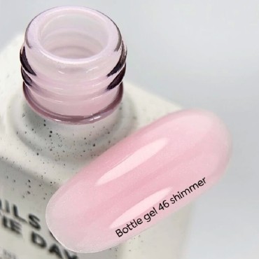 Bottle Gel Shimmer con pincel 46 NAILSOFTHEDAY, 10 ml