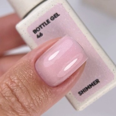 Bottle Gel Shimmer con pincel 46 NAILSOFTHEDAY, 10 ml