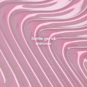 Bottle Gel Shimmer con pincel 48 NAILSOFTHEDAY, 10 ml