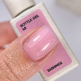 Bottle Gel Shimmer con pincel 48 NAILSOFTHEDAY, 10 ml