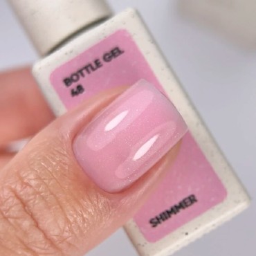 Bottle Gel Shimmer con pincel 48 NAILSOFTHEDAY, 10 ml