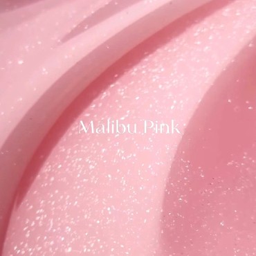 Framework Gel West Coast Malibu Pink American Creator, Gel constructor rosa con micro brillo, 30 ml