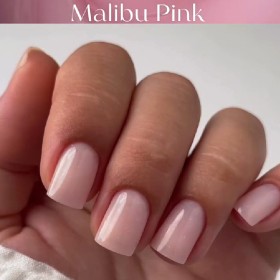 Framework Gel West Coast Malibu Pink American Creator, Gel constructor rosa con micro brillo, 30 ml