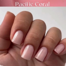 Framework Gel West Coast Pacific Coral American Creator, Gel constructor coral rosado con micro brillo, 30 ml