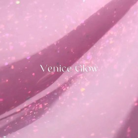 Framework Gel West Coast Venice Glow American Creator, Gel constructor rosa con micro brillo, 30 ml