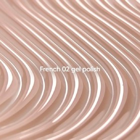 Gel Polish French 02 NAILSOFTHEDAY, esmalte semipermanente nude, 10 ml