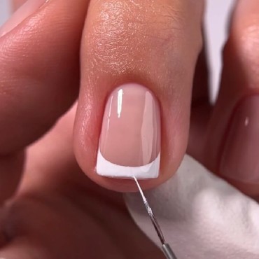 Gel Polish French 02 NAILSOFTHEDAY, esmalte semipermanente nude, 10 ml