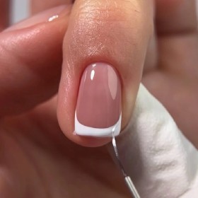 Gel Polish French 03 NAILSOFTHEDAY, esmalte semipermanente nude rosado, 10 ml