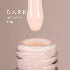 Gel Polish 117 DARK, esmalte semipermanente vainilla, 6 ml