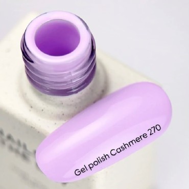 Gel Polish Cashmere 270 NAILSOFTHEDAY, esmalte semipermanente lila pastel, 10 ml