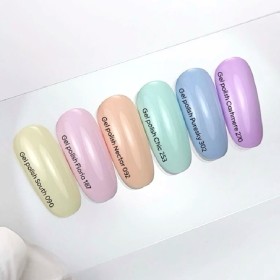 Gel Polish Puresky 302 NAILSOFTHEDAY, esmalte semipermanente azul pastel, 10 ml