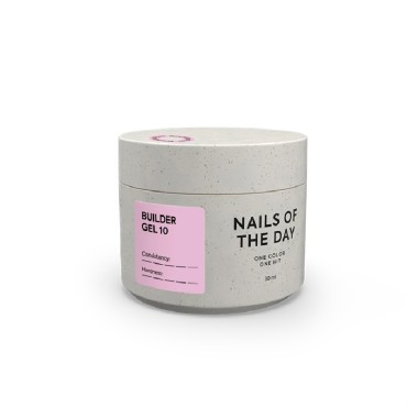 Builder Gel 10 NAILSOFTHEDAY, gel constructor rosa, 30 ml