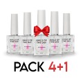 Pack 4+1 Ultrabond NAILSOFTHEDAY 10 ml, líquido profesional para mejorar la adherencia