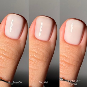 Veil Top DARK, top sin pegajosidad beige claro con UV filtro, 10 ml