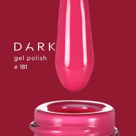 Esmalte Permanente Dark 181, Rosa frambuesa, 6 ml