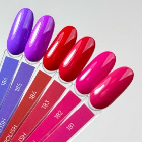 Esmalte Permanente Dark 183, Rojo rosado, 6 ml