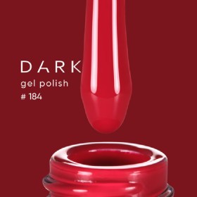 Esmalte Permanente Dark 184, Rojo, 6 ml