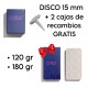 PROMO Podo Disco Ø15 mm de acero inoxidable O disc con REGALO 2 cajas de recambios