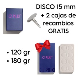 PROMO Podo Disco Ø15 mm de acero inoxidable O disc con REGALO 2 cajas de recambios