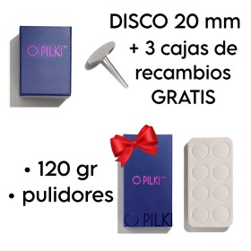 PROMO Podo Disco Ø20 mm de acero inoxidable O disc con REGALO 3 cajas de recambios