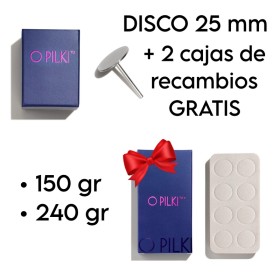 PROMO Podo Disco Ø25 mm de acero inoxidable O disc con REGALO 2 cajas de recambios
