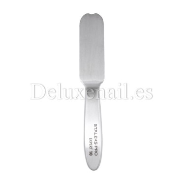 PROMO MBE-10 - Base de acero inoxidable para pedicura Staleks con REGALO caja de recambios O pilki 120 gr, 25 uds