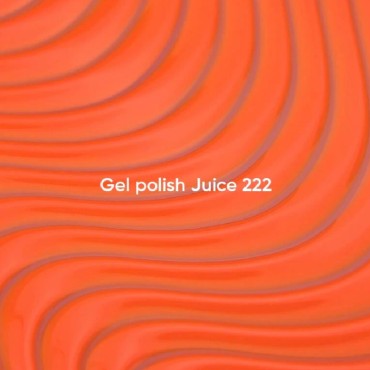 Gel Polish Juice 222 NAILSOFTHEDAY, esmalte semipermanente naranja, 10 ml