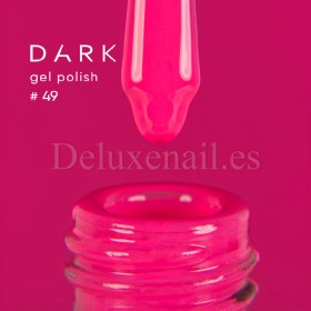 Gel Polish 049 DARK, esmalte semipermanente rosa neón intenso, 6 ml
