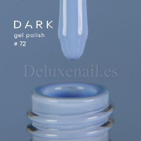 Gel Polish 072 DARK, esmalte semipermanente azul pastel, 6 ml