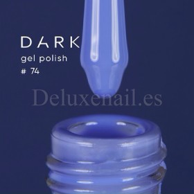 Gel Polish 074 DARK, esmalte semipermanente azul, 6 ml