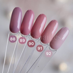 Esmalte Permanente Dark 91, Rosa apagado claro, 6 ml